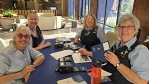 Checking in at the Hilton in Moab for our Rocky Mountaineer Experience